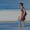 ﻿Frau mit Kind am Strand, 2013 60 x 80 cm